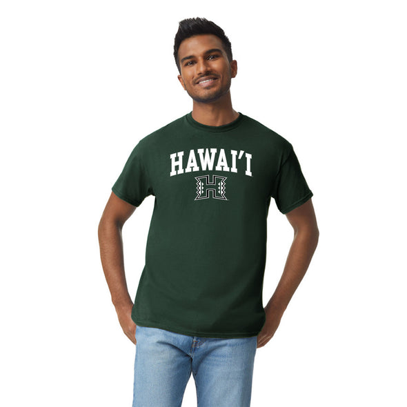 University of Hawaii Spirit T-Shirt (Hunter Green)