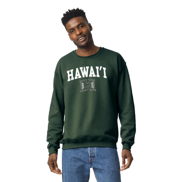 University of Hawaii Spirit Sweatshirt (Hunter Green)