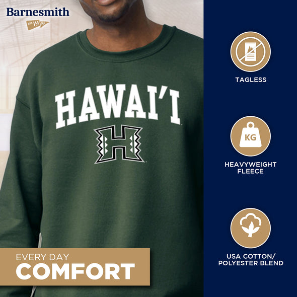 University of Hawaii Spirit Sweatshirt (Hunter Green)