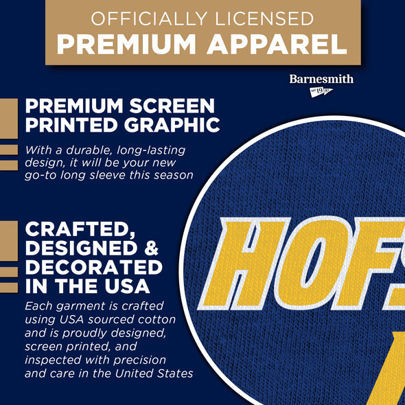Hofstra University Heritage Long Sleeve T-Shirt (Navy)