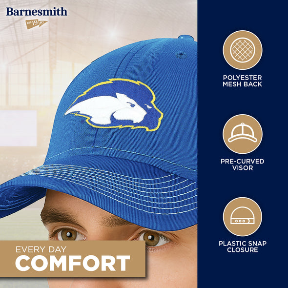 Hofstra University Sideline Trucker Hat One-Size (Royal/White)
