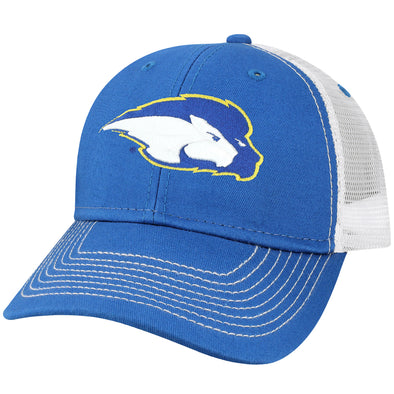 Hofstra University Sideline Trucker Hat One-Size (Royal/White)