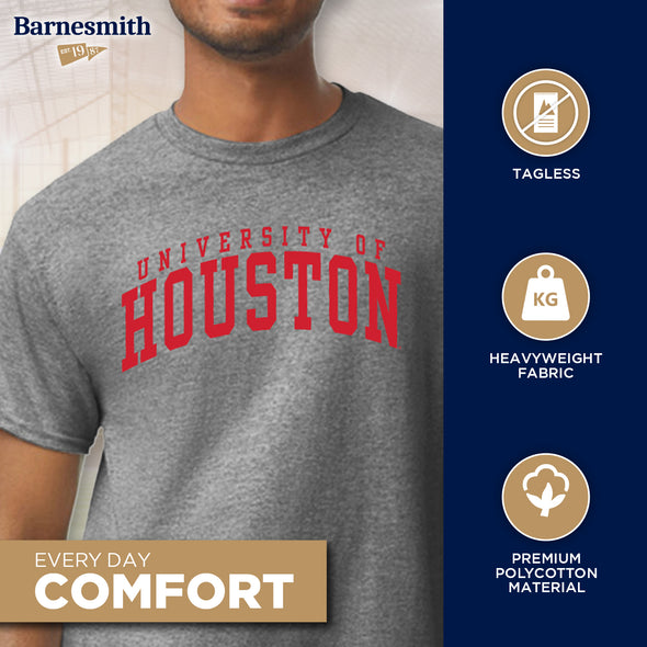 University of Houston Classic T-Shirt (Charcoal Grey)