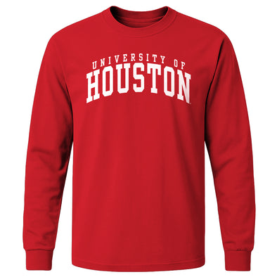 University of Houston Classic Long Sleeve T-Shirt (Red)