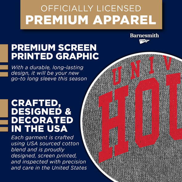 University of Houston Classic Long Sleeve T-Shirt (Charcoal Grey)