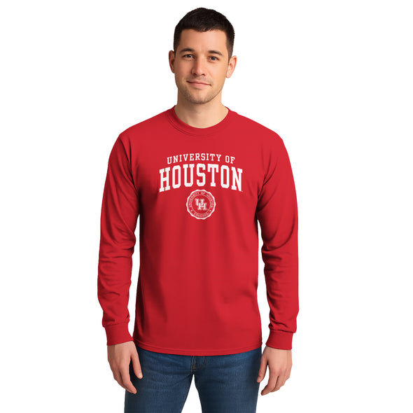 University of Houston Heritage Long Sleeve T-Shirt (Red)
