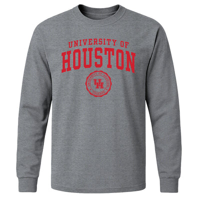 University of Houston Heritage Long Sleeve T-Shirt (Charcoal Grey)