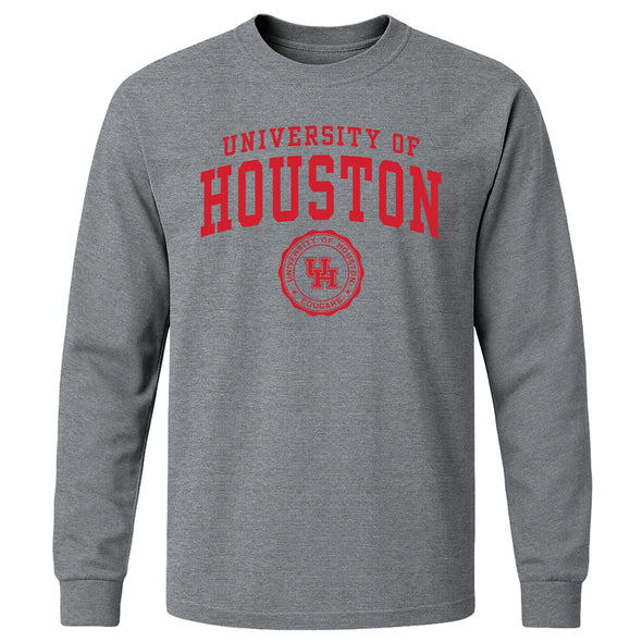 University of Houston Heritage Long Sleeve T-Shirt (Charcoal Grey)