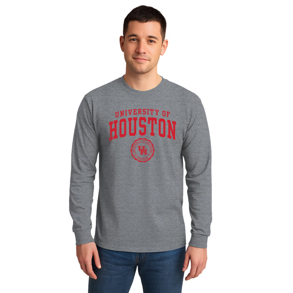 University of Houston Heritage Long Sleeve T-Shirt (Charcoal Grey)