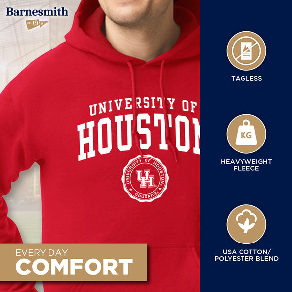 University of Houston Heritage Hooded Sweatshirt (Red)