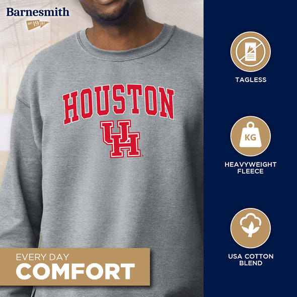 University of Houston Spirit Sweatshirt (Charcoal Grey)