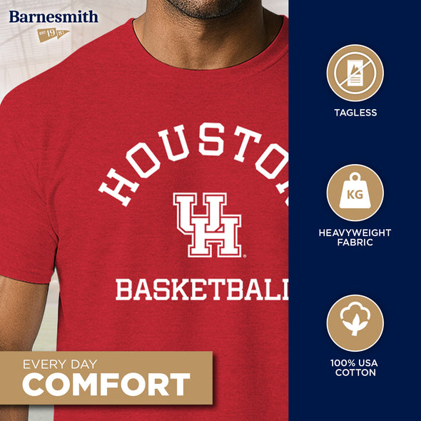 University of Houston Basketball T-Shirt (Red)