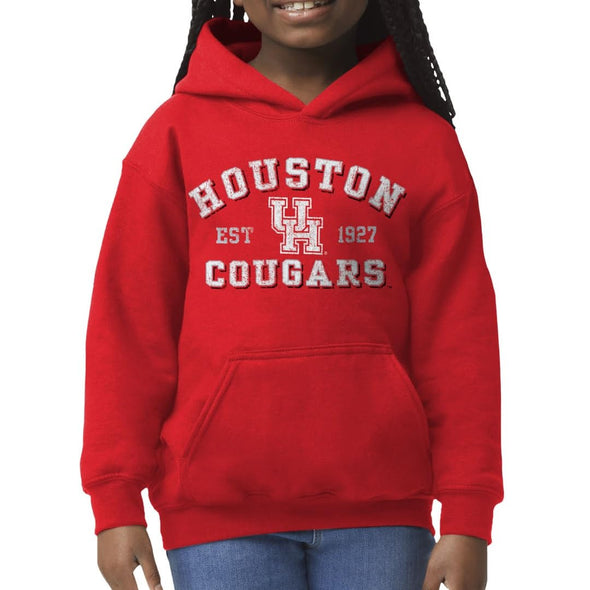 University of Houston Youth Hooded Sweatshirt (Red)