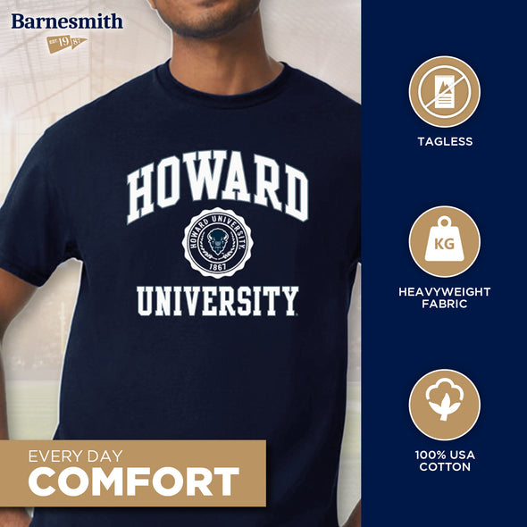 Howard University Heritage T-Shirt (Navy)