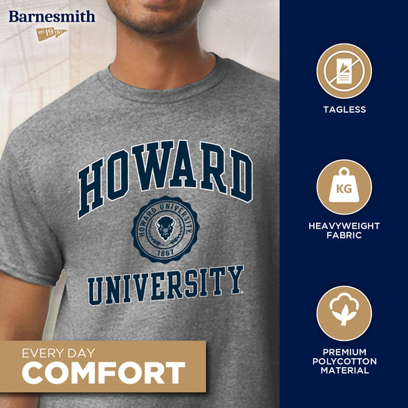 Howard University Heritage T-Shirt (Charcoal Grey)