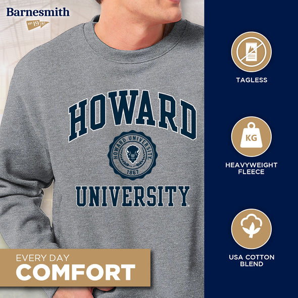 Howard University Heritage Sweatshirt (Charcoal Grey)
