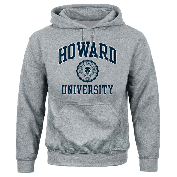 Howard University Heritage Hooded Sweatshirt (Charcoal Grey)