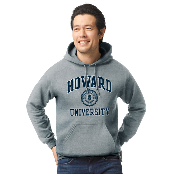 Howard University Heritage Hooded Sweatshirt (Charcoal Grey)