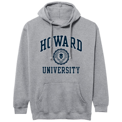 Howard University Heritage Hooded Sweatshirt (Charcoal Grey)