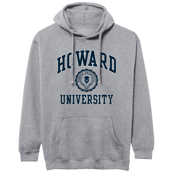 Howard University Heritage Hooded Sweatshirt (Charcoal Grey)