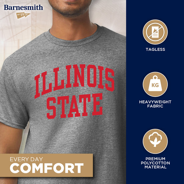 Illinois State University Classic T-Shirt (Charcoal Grey)