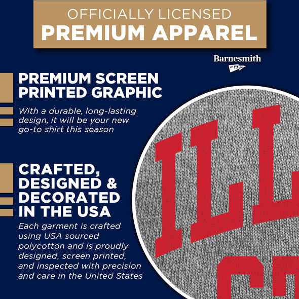 Illinois State University Classic T-Shirt (Charcoal Grey)