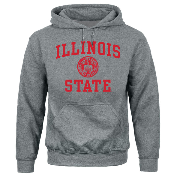 Illinois State University Heritage Hooded Sweatshirt (Charcoal Grey)