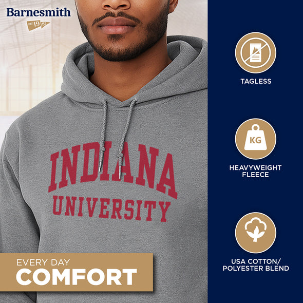 Indiana University Classic Hood (Charcoal)