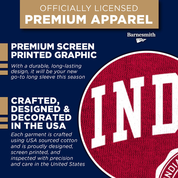 Indiana University Heritage Long Sleeve T-Shirt (Cardinal)