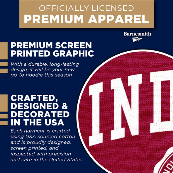 Indiana University Heritage Hooded Sweatshirt (Cardinal)