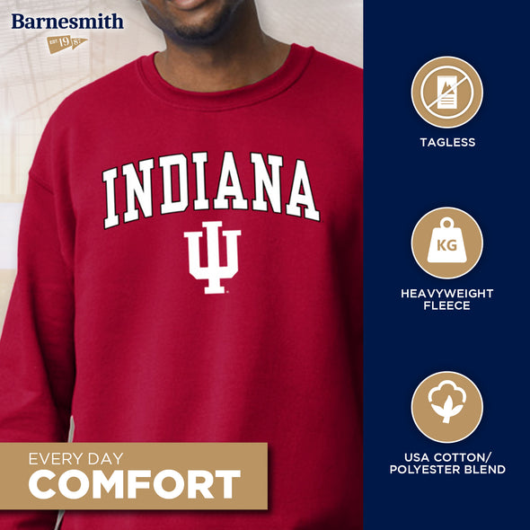 Indiana University Spirit Sweatshirt (Red)