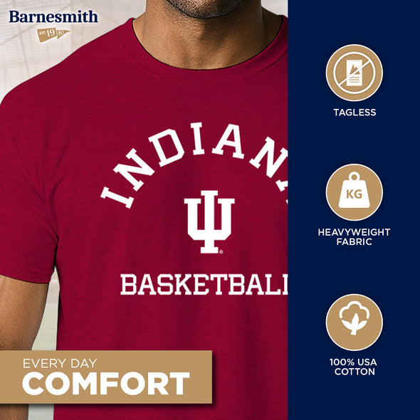 Indiana University Basketball T-Shirt (Cardinal)
