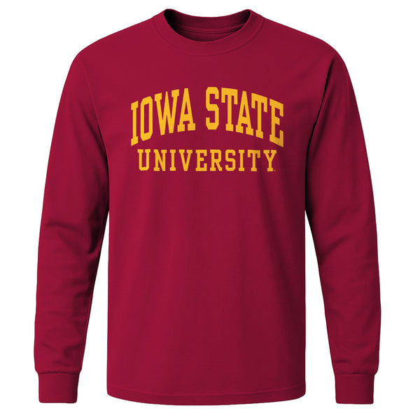 Iowa State University Classic Long Sleeve T-Shirt (Cardinal)