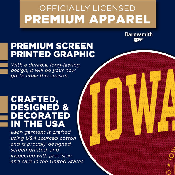 Iowa State University Heritage Sweatshirt (Cardinal)