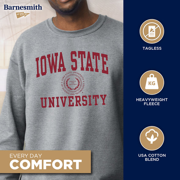 Iowa State University Heritage Sweatshirt (Charcoal Grey)