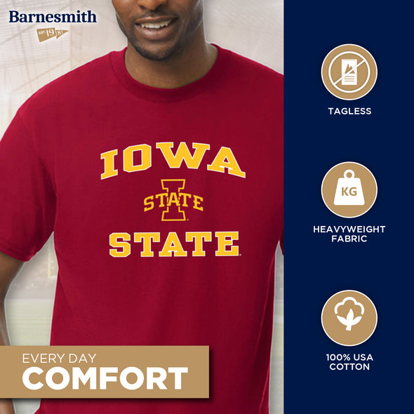 Iowa State University Spirit T-Shirt (Cardinal)