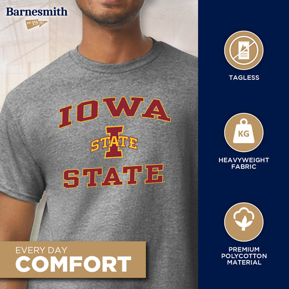 Iowa State University Spirit T-Shirt (Charcoal Grey)
