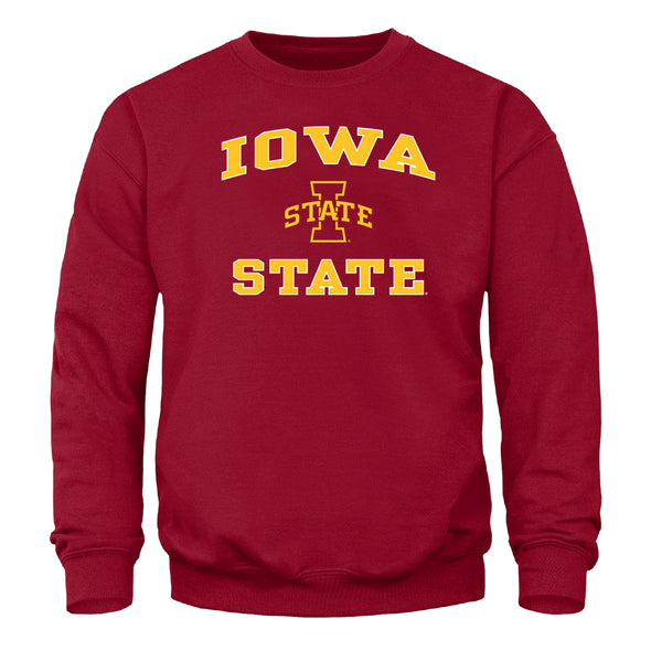 Iowa State University Spirit Sweatshirt (Cardinal)