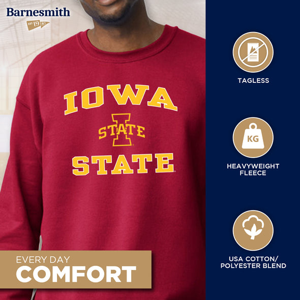 Iowa State University Spirit Sweatshirt (Cardinal)