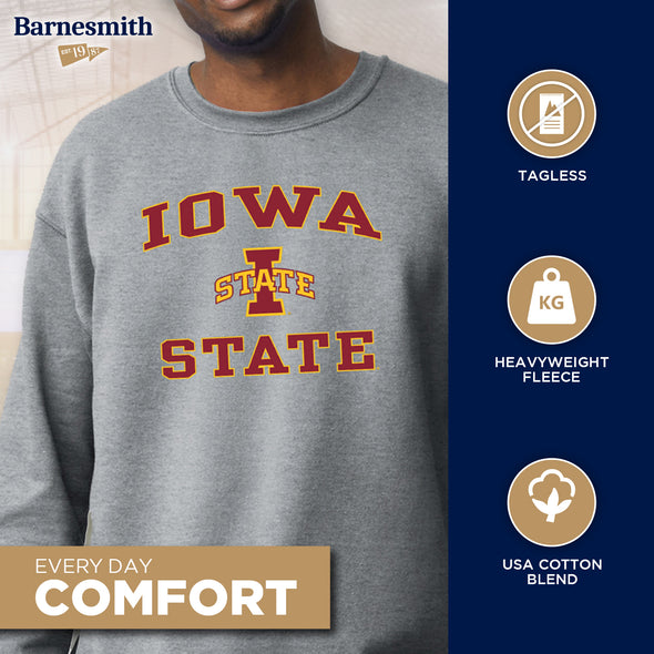 Iowa State University Spirit Sweatshirt (Charcoal Grey)