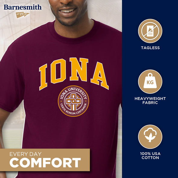 Iona University Heritage T-Shirt (Maroon)