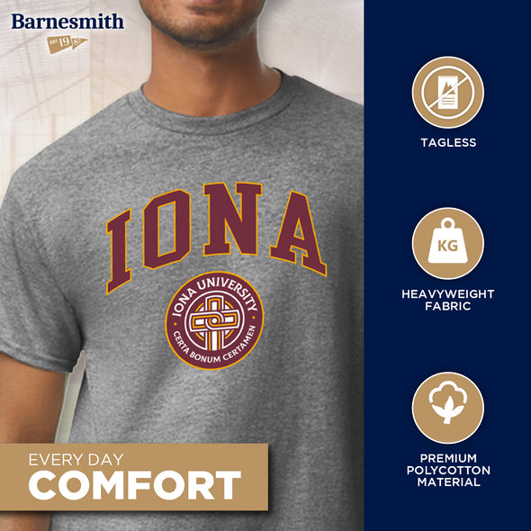Iona University Heritage T-Shirt (Charcoal Grey)