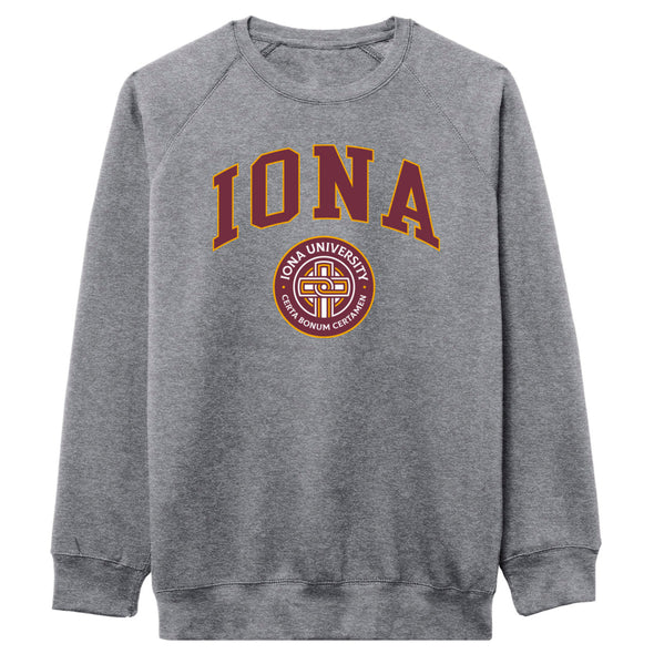 Iona University Heritage Crewneck Sweatshirt (Charcoal)