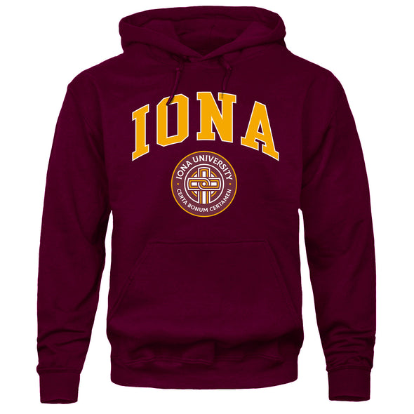 Iona University Heritage Hooded Sweatshirt (Maroon)