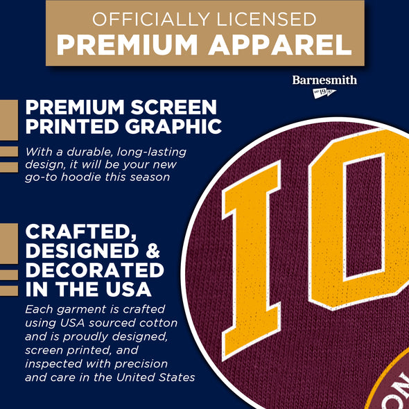 Iona University Heritage Hooded Sweatshirt (Maroon)