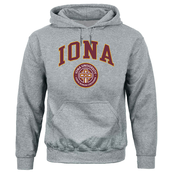Iona University Heritage Hooded Sweatshirt (Charcoal)
