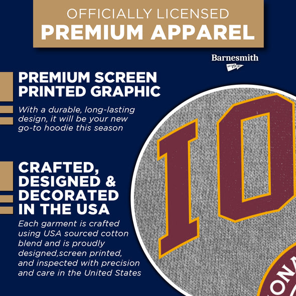 Iona University Heritage Hooded Sweatshirt (Charcoal)