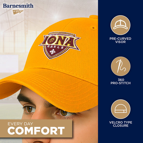 Iona University Spirit Baseball Hat One-Size (Autumn Blaze)