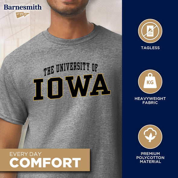 University of Iowa Classic T-Shirt (Charcoal Grey)