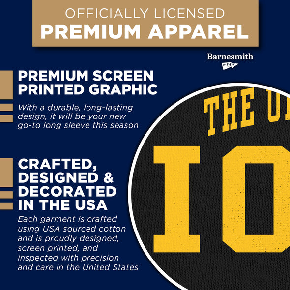 University of Iowa Classic Long Sleeve T-Shirt (Black)